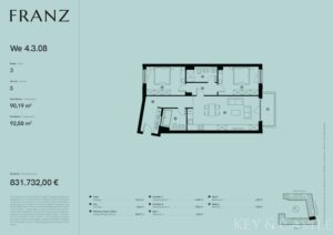 Grundriss mit Detailangaben
