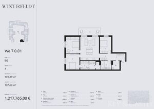 Grundriss mit Detailangaben