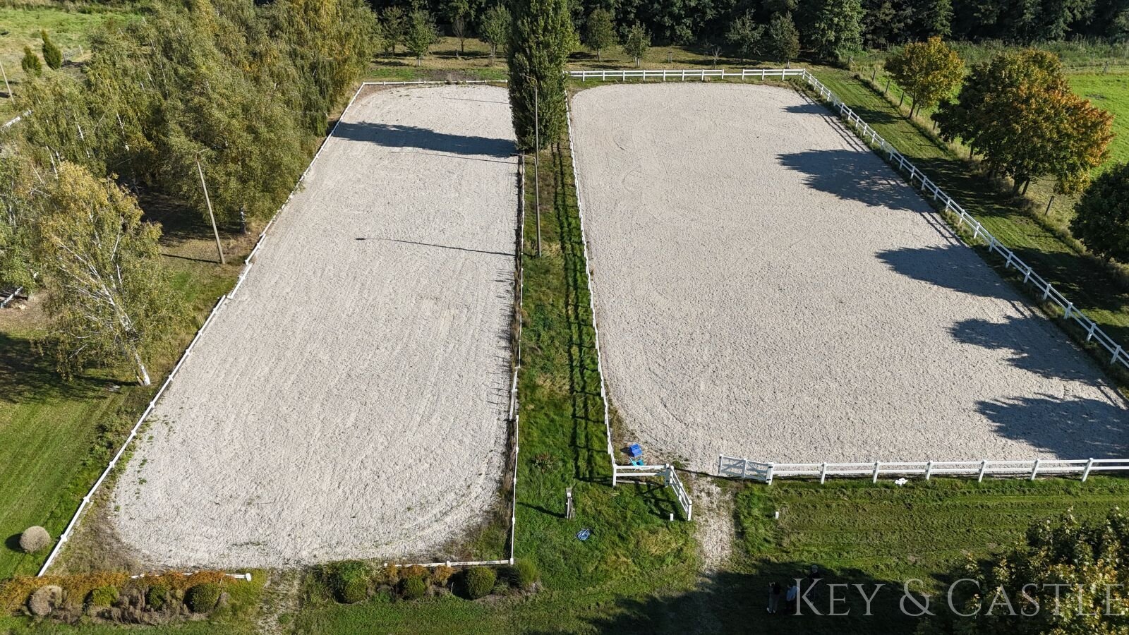 Reitplätze Luftansicht