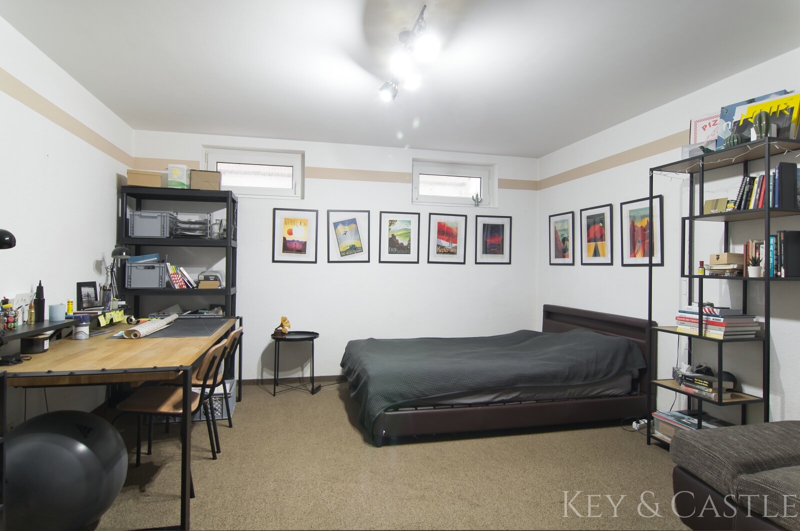 Jugendzimmer im Kellergeschoss