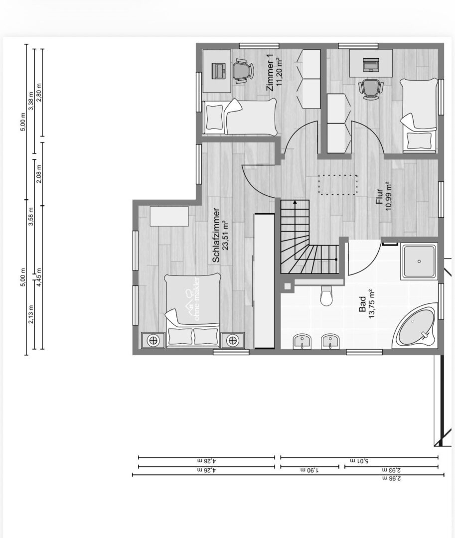 Grundriss 2. Etage